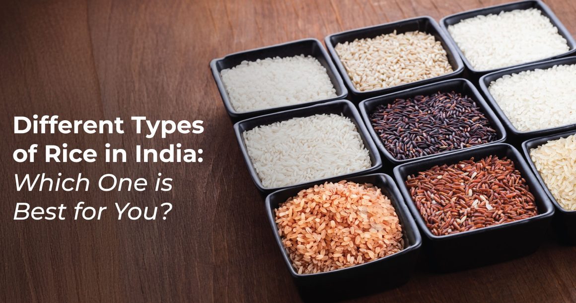 Different types of rice in India